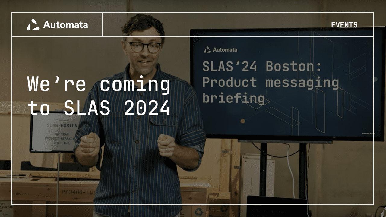 We're coming to SLAS 2024